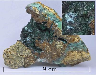 Brochantite, Great Orme. Bill Bagley Rocks and Minerals